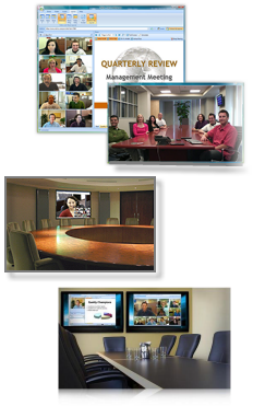 Nefsis HD video conferencing can connect any desktop to any room, even HD-ready conference rooms