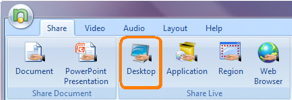 Desktop Sharing Tool Button