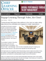 Learning through cloud-based video conferencing.