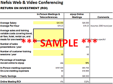 Sample ROI Worksheet – Click to Enlarge